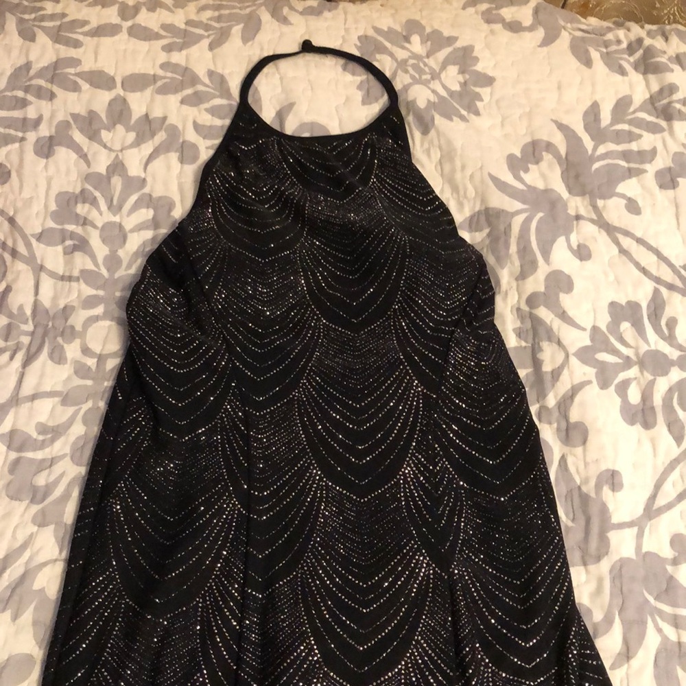 Halter neck long elegant dress